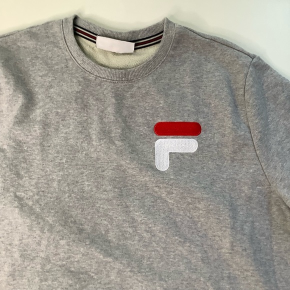 Vintage Fila Unisex Sweatshirt L Embroidered - Picture 3 of 9